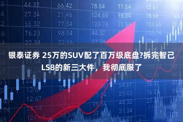 银泰证券 25万的SUV配了百万级底盘?拆完智己LS8的新三大件，我彻底服了